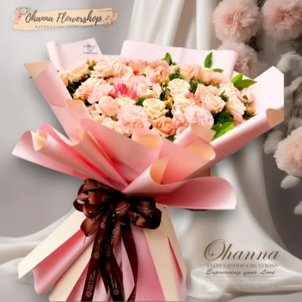 Rosé Dreamy Bouquet - OVERSIZED